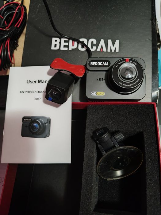 Bepocam 4k + câmera traseira 1080P