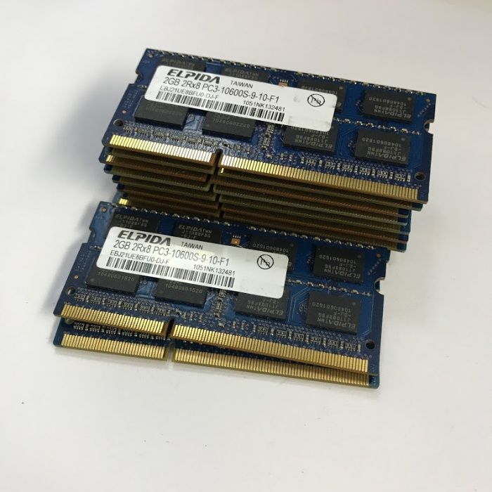 Оперативная память для ноутбука 2Gb DDR3 PC3 10600 1333MHz бу