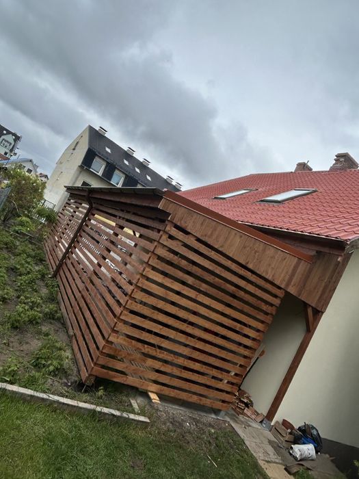 Altany drewniane ,wiaty samochodowe-trwałość i estetyka !