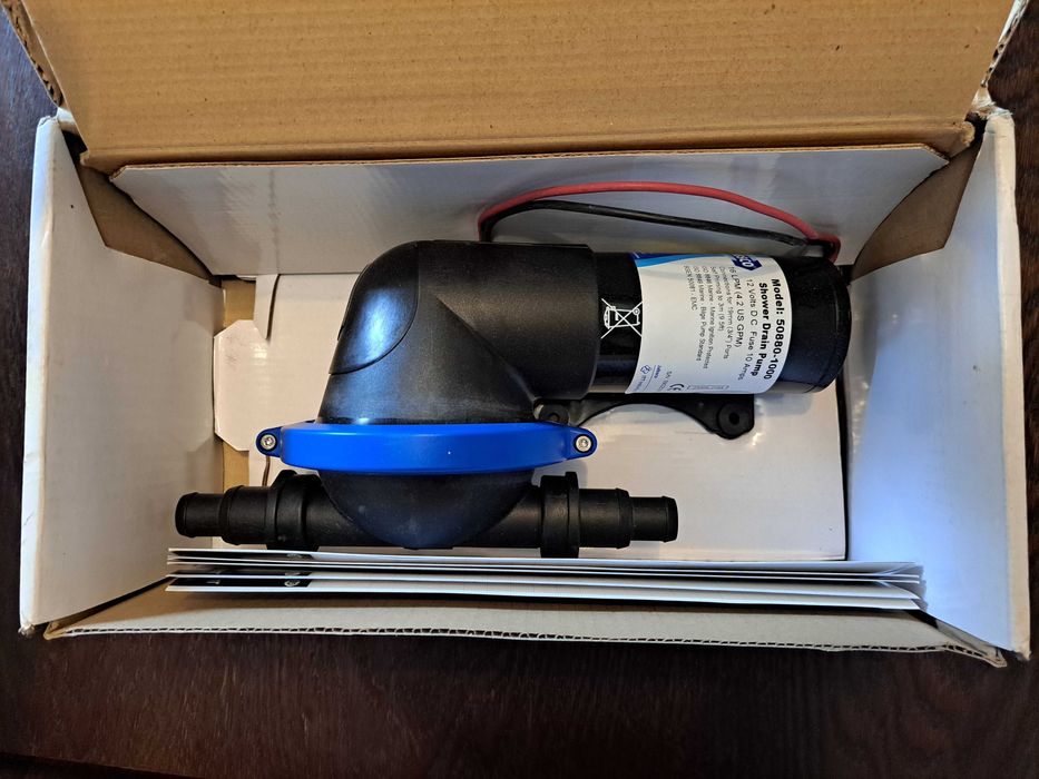 Pompa Jabsco Filterless Bilger - Sink - Shower Drain Pump