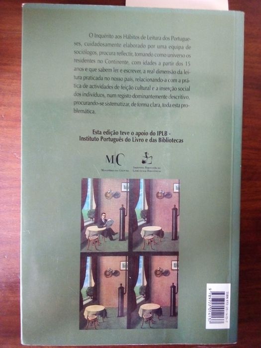 Hábitos de leitura Um inquérito à P. Portuguesa , Eduardo de Freitas