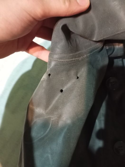 Kurtka płaszcz gumowy przeciwdeszczowy wojskowy niemiecki  NRD