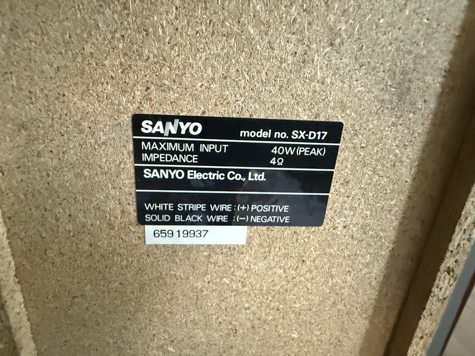 Kolumna wieza SANYO DVD CD