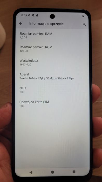 Motorola g23 4/128 GB bdb stan