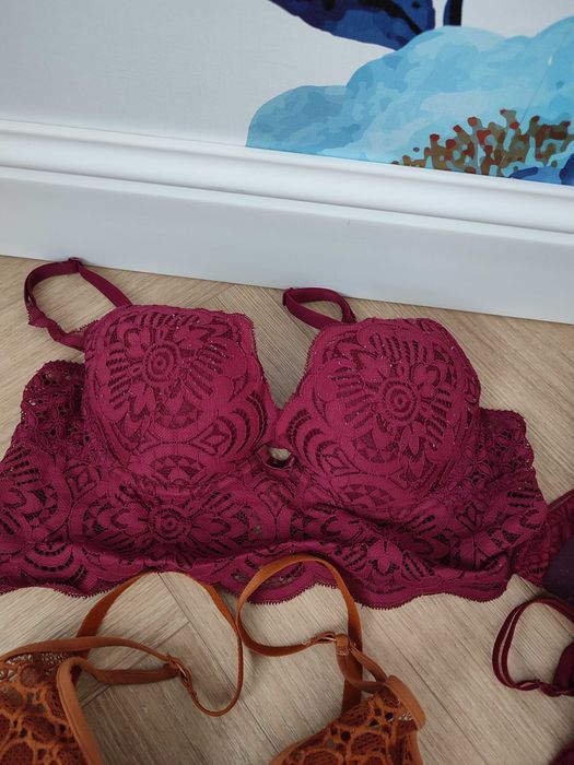 Biustonosz koronkowy, 75B, Etam, 4 szt.