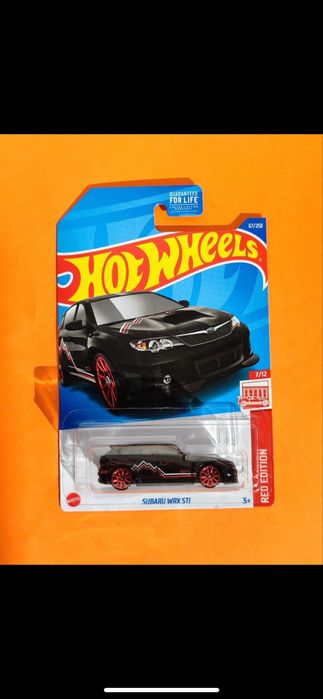 Hot wheels red edition premium