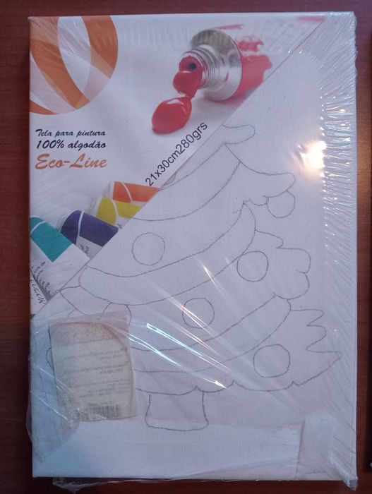 Telas com Desenho Natalício para Colorir