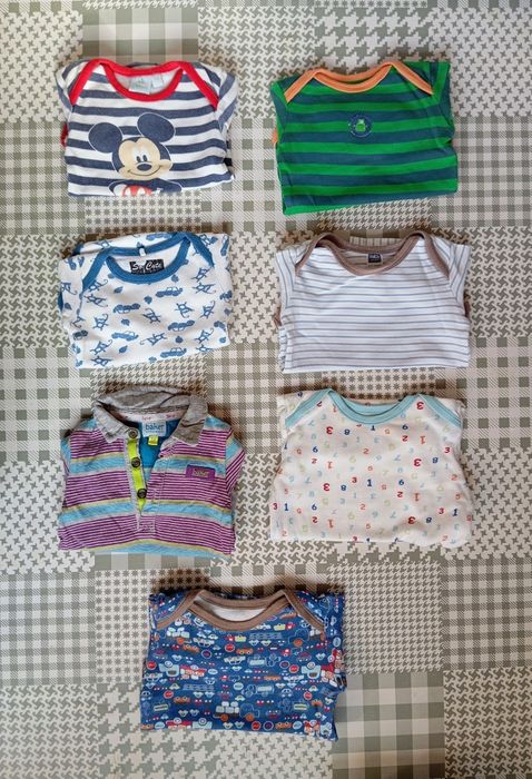 16x body bodziaki z długim rękawem 62 68