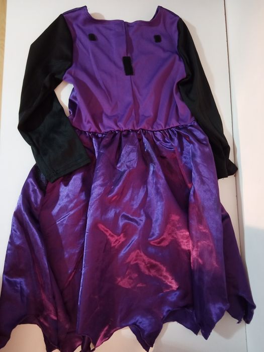 Fato Vestido Bruxa Carnaval 4/6 anos