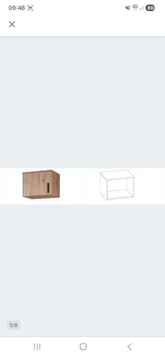 Szafa narożna plus regał z nadstawką