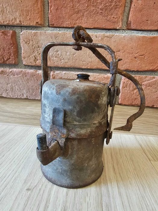 Friemann&Wolf Zwickau - lampa górnicza, karbidowa