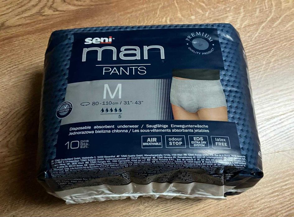 Majtki chłonne Seni Man Pants, rozmiar M, opakowanie – 10 szt.
