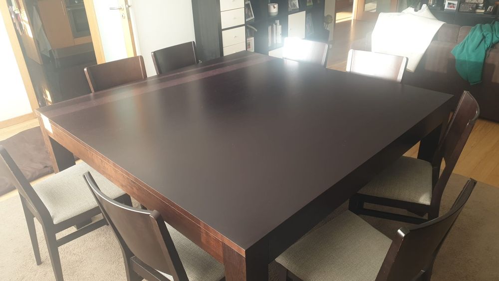 Mesa de sala de jantar + 6 cadeiras