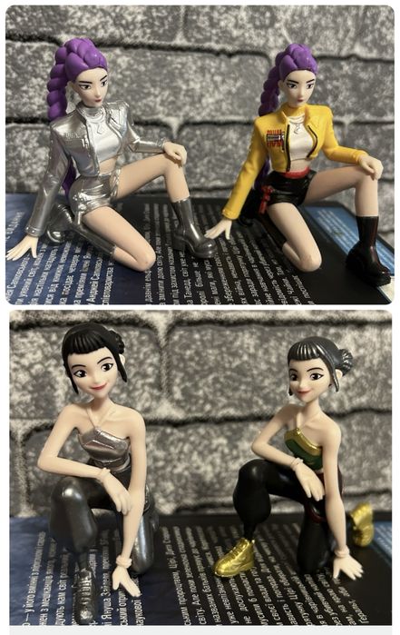 Колекційні фігурки  Kpop demon hunters Зоі, Румі та Міра