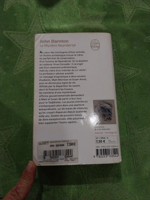 Le Mystère Neandertal.  Portes incluídos