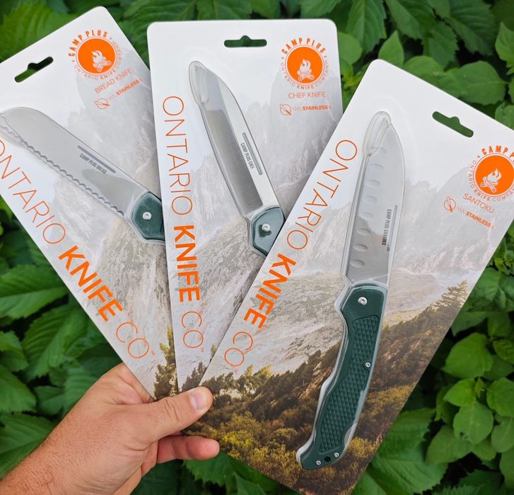 Ontario Camp Plus EDC Santoku, Chef складной кухонный нож для природы