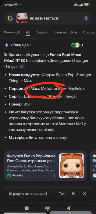 Продам фігурку Дивні Дива