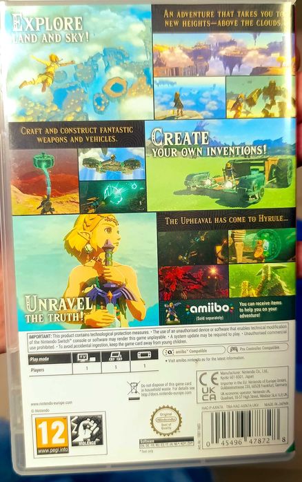 Картридж Nintendo Switch Legend of Zelda - Tears of Kingdom