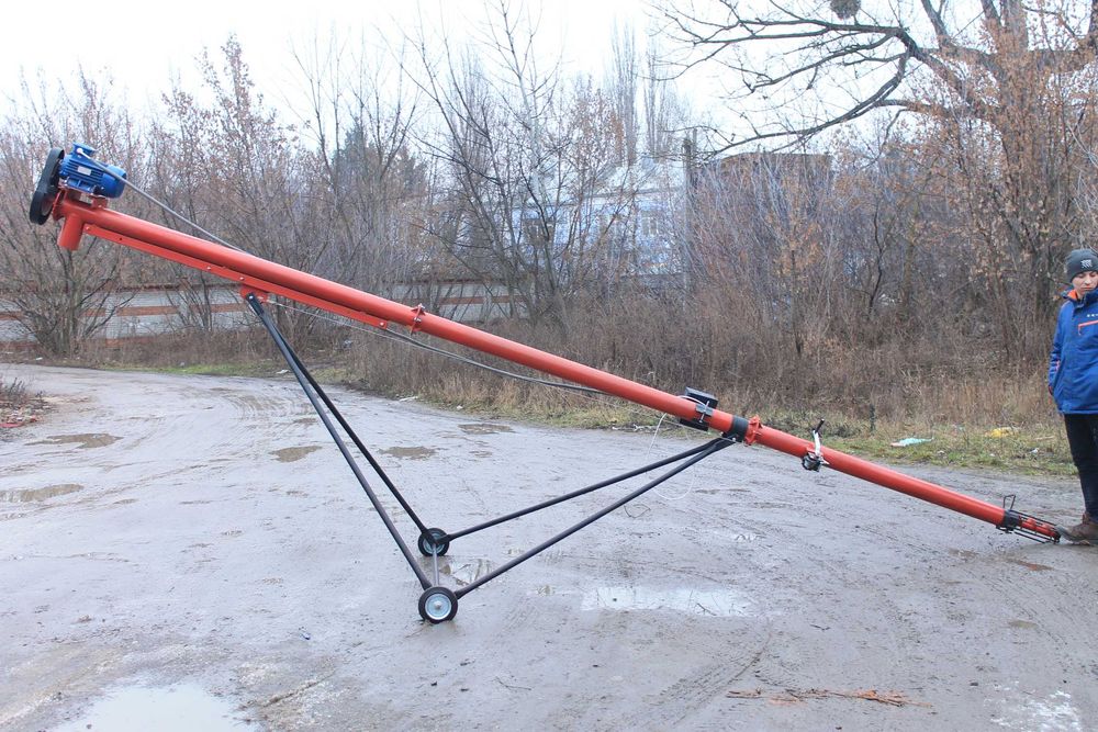 Шнек для зерна брикетов шнековый погрузчик шнековий навантажувач