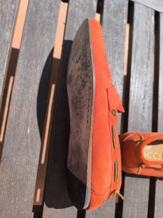 Sapatos Moccs pele 43