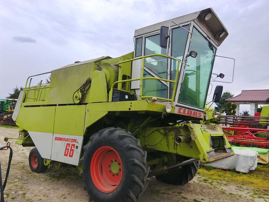 Kombajn zbożowy Claas Dominator 66 oryginał zadbany kabina sieczkarnia stół do rzepaku