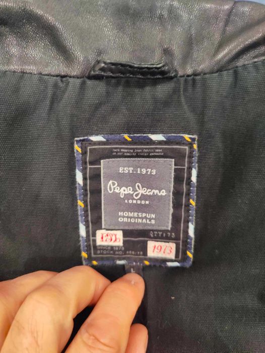 Casaco em pele Pepe Jeans tam. L semi-novo