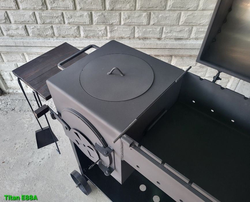 5мм • ПОСИЛЕННЯ • ГАРАНТІЯ •Мангал Піч Коптильня  Смокер/Гриль/Барбекю