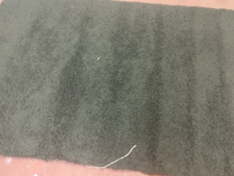 Carpete preta 2 metros por 1.30m