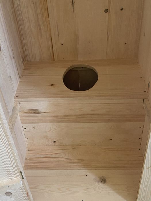 Toaleta/Wc/Szalet/kibelek drewninany na budowe/działke