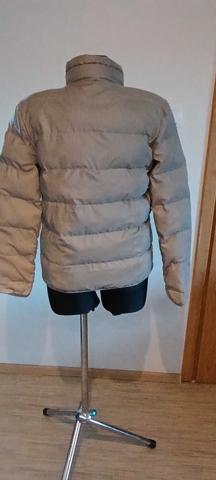 Kurtka zimowa damska srebrna