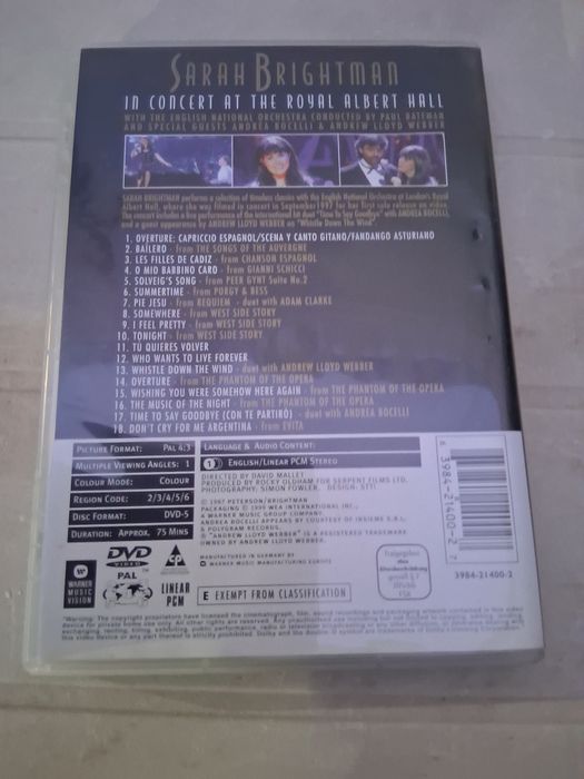 DVD de Sarah Brightman em concerto
