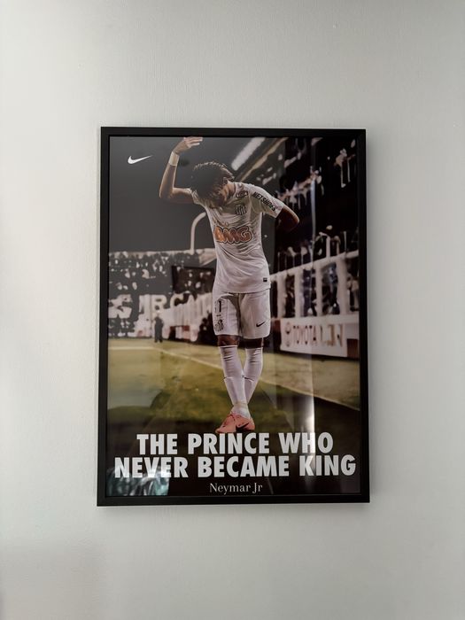 Plakat piłkarski Neymar Jr + rama – okazja!!