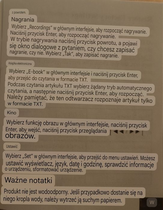 MP3 Etace X62 pomarańczowo-czarny