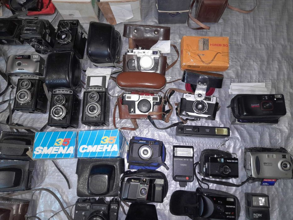 Лот фототехніки радянської та зарубіжної, 1950-2000 р.р.
