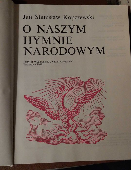 O naszym HYMNIE NARODOWYM - Jan Stanisław Kopczewski  wysyłka