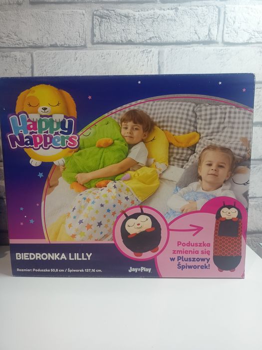Happy Nappers śpiworek śpiwór dla dzieci nowy biedronka Lilly