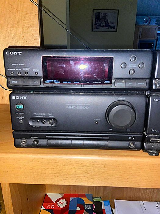 Aparelhagem de Som Sony com Colunas