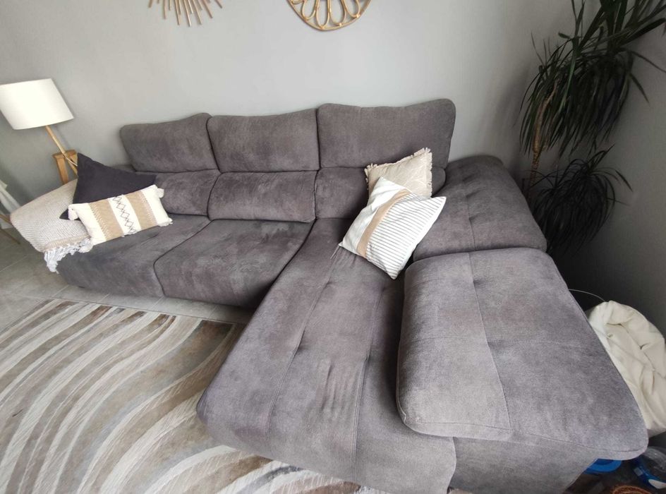 CHAISE LONG CINZA BOM ESTADO ANTES 500€ AGORA 400€ MUDANÇA DE CASA