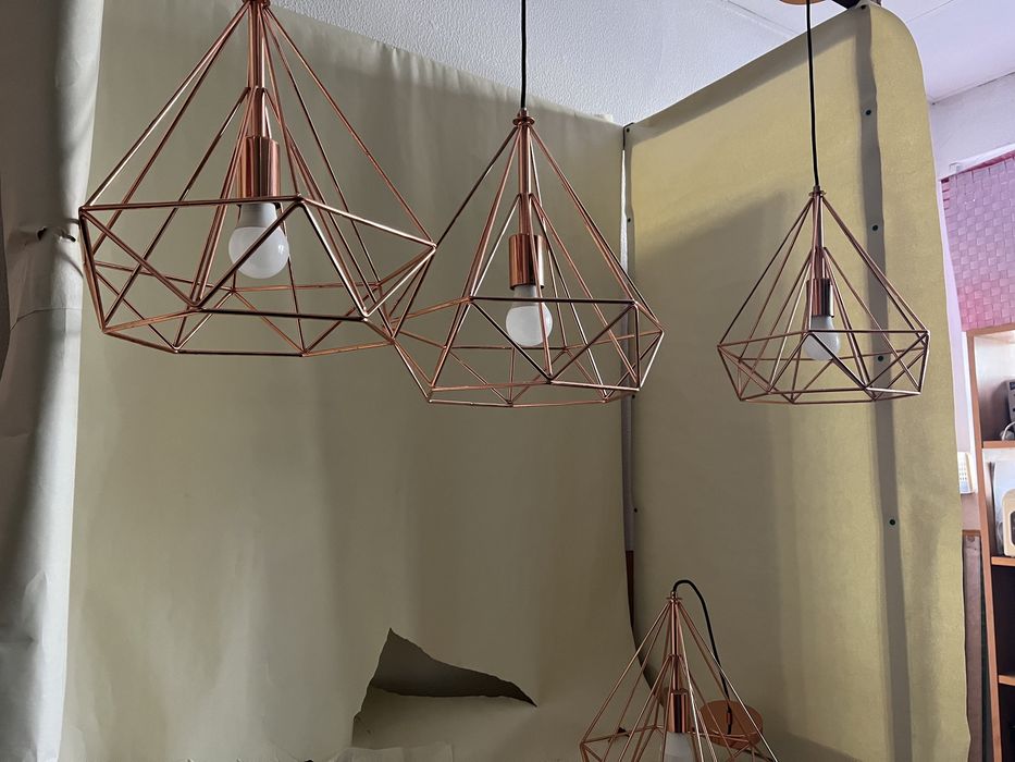 Candeeiro de Tecto Inspire modelo 79696 cobreado