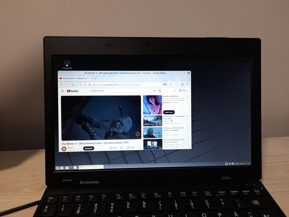 Thinkpad x100e sprawny bez klapki(nie chromebook!!)
