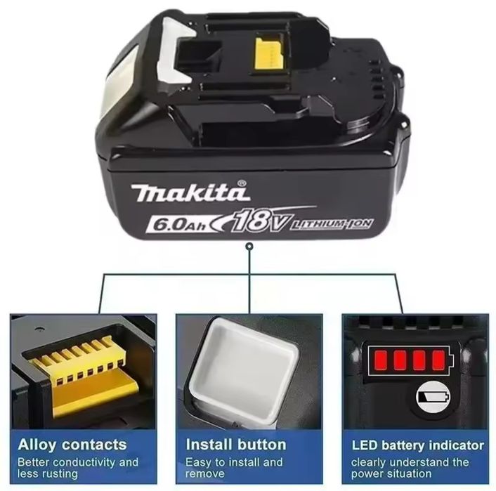 Makita 18V 6A Battery, New64553039362947122