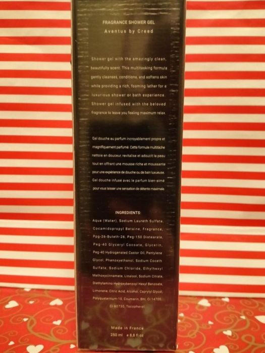 Парфюмированный гель для душа Creed Aventus 250 мл для мужчин

Батч -