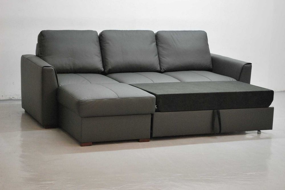 OOG narożnik funkcja spania SKÓRA NATURALNA 9117 salon poczekalnia