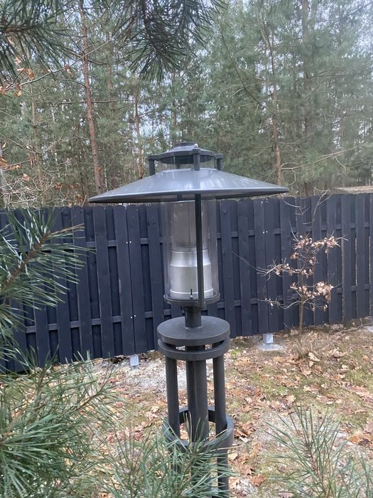 Lampa ogrodowa  ciezka solidna
