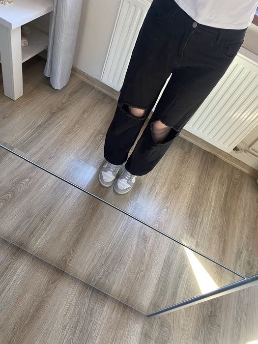 spodnie baggy czarne swag