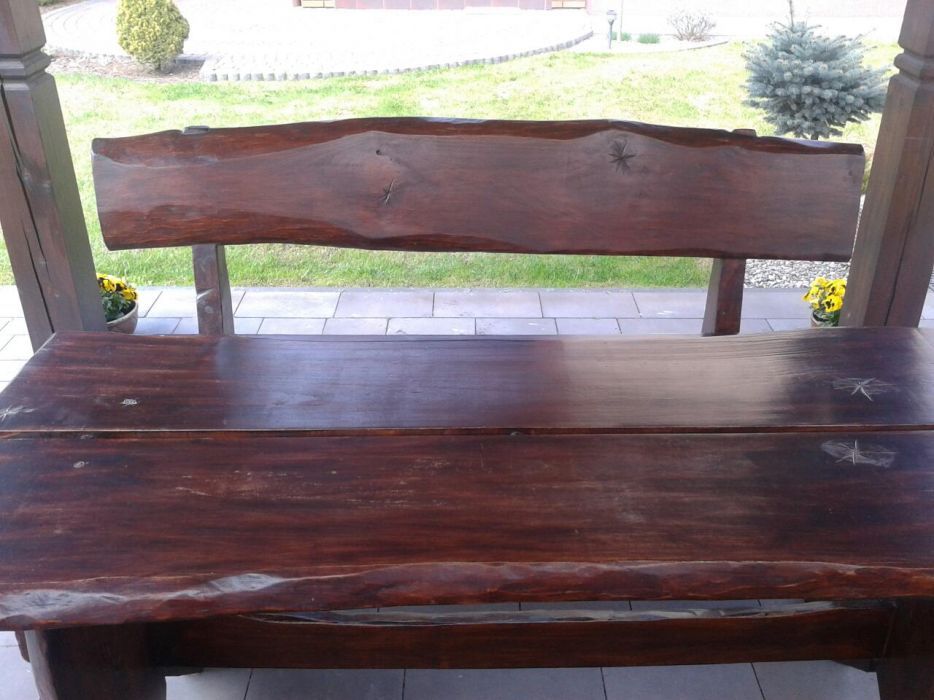 Meble ogrodowe z drewna