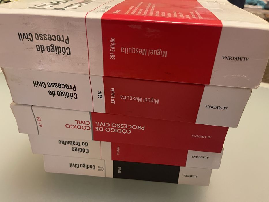 Códigos de Civil/P. Civil Penal/P.Penal Trabalho e CRP