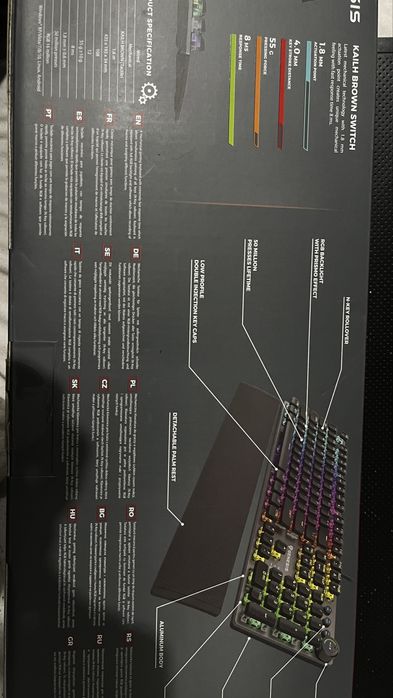 Klawiatura podświetlana Genesis Thor 401 RGB