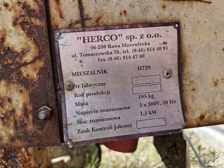 Betoniarka Herco 400V