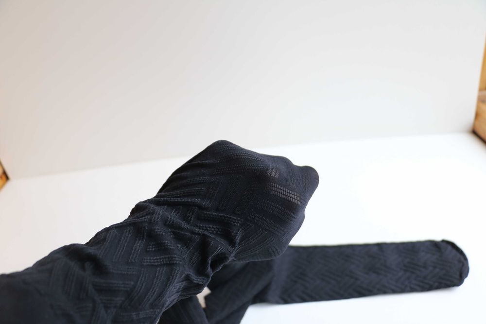 плотные черные колготки philippe matignon carre оригинал новые р. 4 l